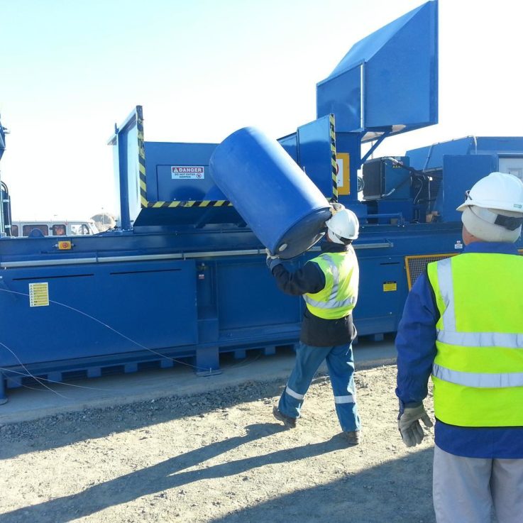 650HDE Baler in Kazakhstan - Balers 10-20 tonnes per week