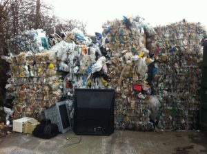 Baled Mixed Plastics - Recycling